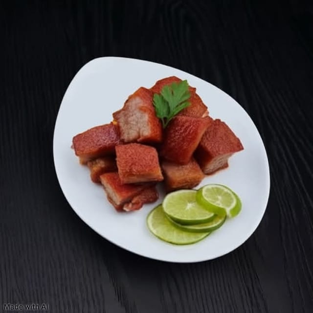 1 Lb Chicharron De Cerdo.